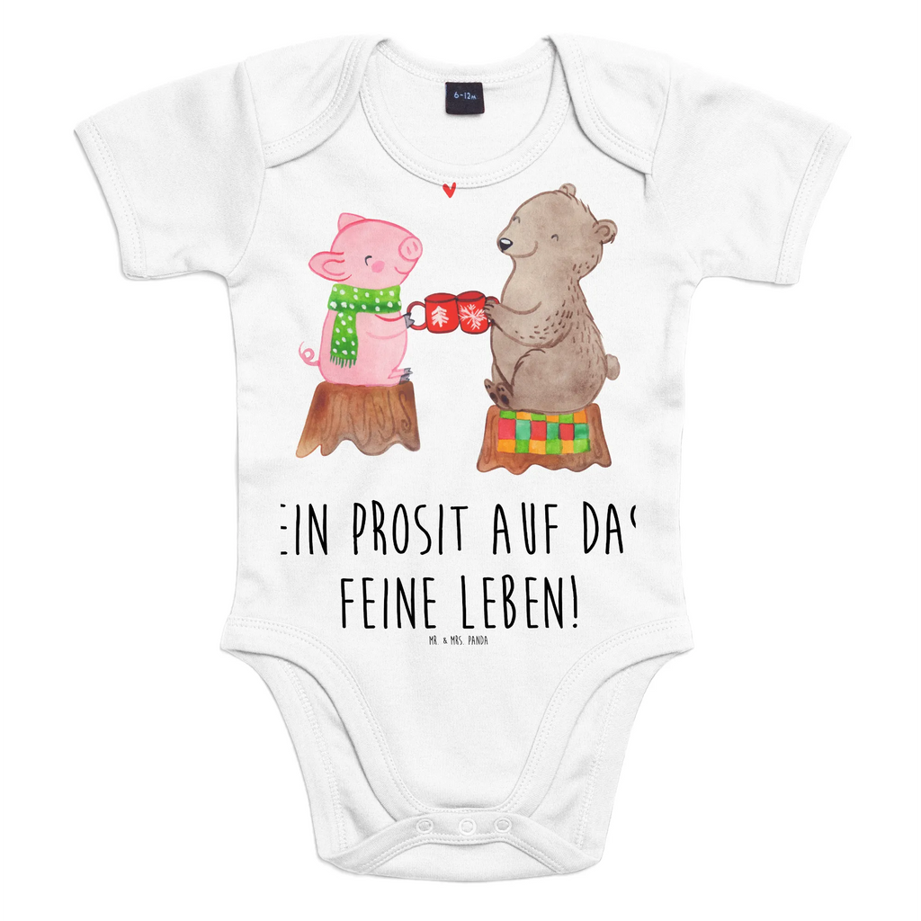 Baby Body Glühschwein Sause Baby-Strampler, Baby-Romper, Baby-Overall, Babystrampler, Wickelbody, Babykleidung, Baby Erstausstattung, Kurzarm-Strampler, Strampler, Baby-Kleidung, Baby-Body, Winter, Weihnachten, Weihnachtsdeko, Nikolaus, Advent, Heiligabend, Wintermotiv, Alles Gute, Bär, Prost, Schwein, Weihnachtszeit