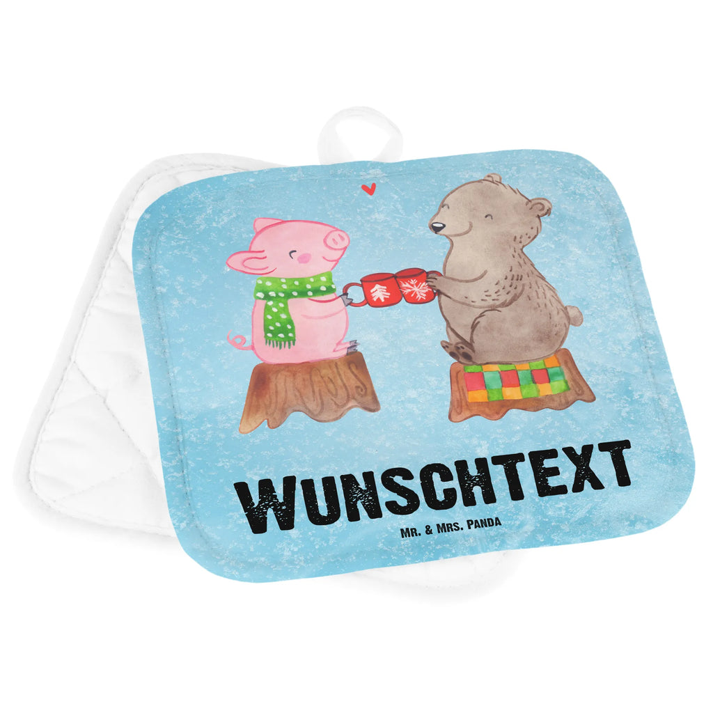 Personalisierte Topflappen Glühschwein Sause Namensaufdruck, Topflappen Personalisiert, Personalisierte Topfuntersetzer, Topflappen mit Namen, Topflappen Set Personalisiert, Personalisierter Ofenhandschuh, Weihnachten, Winter, Weihnachtsdeko, Nikolaus, Advent, Heiligabend, Wintermotiv, Bär, Weihnachtszeit, Schwein, Prost, Alles Gute