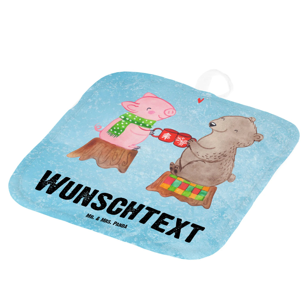 Personalisierte Topflappen Glühschwein Sause Namensaufdruck, Topflappen Personalisiert, Personalisierte Topfuntersetzer, Topflappen mit Namen, Topflappen Set Personalisiert, Personalisierter Ofenhandschuh, Weihnachten, Winter, Weihnachtsdeko, Nikolaus, Advent, Heiligabend, Wintermotiv, Bär, Weihnachtszeit, Schwein, Prost, Alles Gute