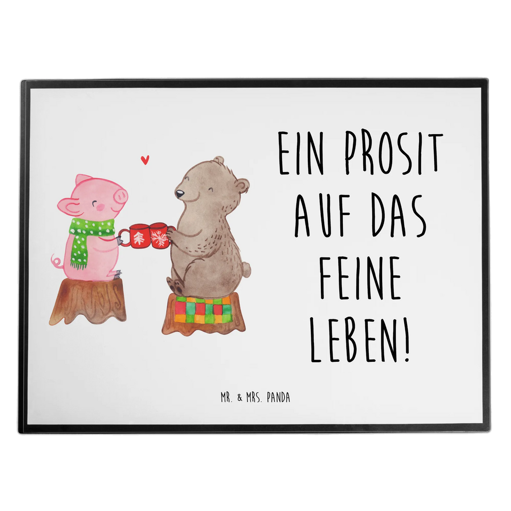 Schreibtischunterlage Glühschwein Sause Schreibtischauflage, Büroartikel, Schreibtischunterlage Groß, Schreibtisch Unterlagen, Bürobedarf, Schreibunterlage, Schreibwaren, Winter, Weihnachten, Weihnachtsdeko, Nikolaus, Advent, Heiligabend, Wintermotiv, Bär, Schwein, Alles Gute, Prost, Weihnachtszeit