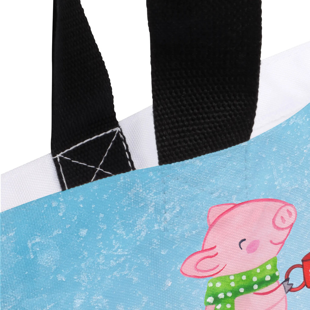 Personalised shopper Glowing Pig Bash Winter, Christmas, Christmas time, snow