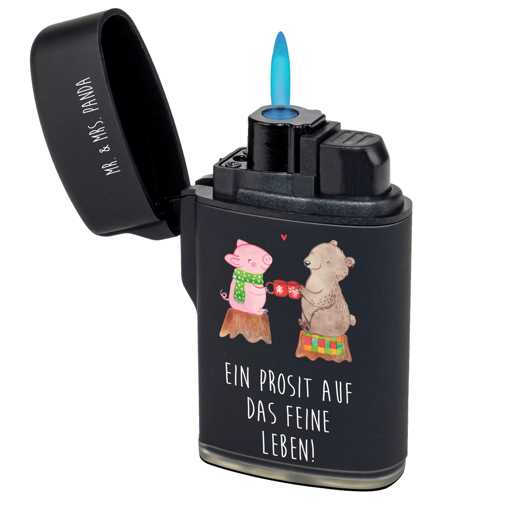 Lighter Glowing Pig Bash Winter, Christmas, Christmas time, snow