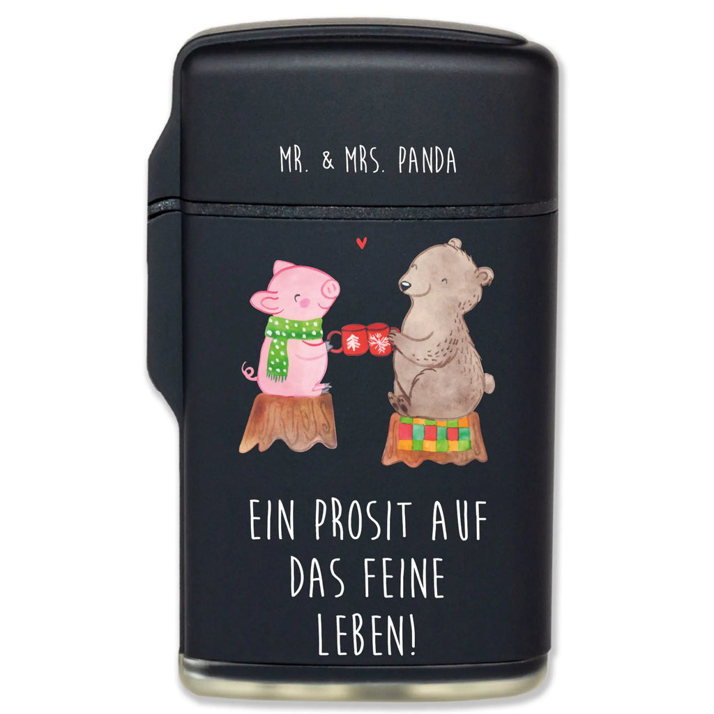 Lighter Glowing Pig Bash Winter, Christmas, Christmas time, snow