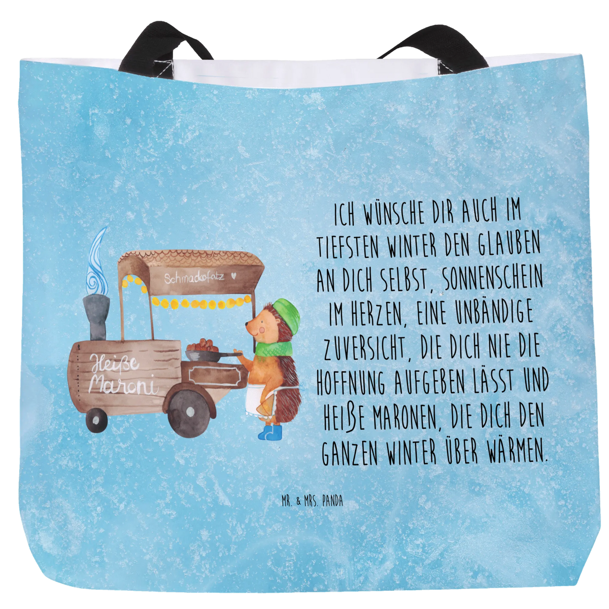 Shopper Igel Maronen Tote Bag, Schultasche, XL Tasche, Stofftasche, Tasche, Einkaufstasche, Beutel, Reisetasche, Shopper Tasche, Stoffbeutel, Urlaubstasche, Freizeittasche, Büchertasche, Henkeltasche, Tragetasche, Strandtasche, Unitasche, studententasche, XXL Tasche, Pandatasche, Tragebeutel, Laptoptasche, Alltagstasche, Schulbeutel, City-Shopper, Statement-Tasche, Weihnachten, Winter, Weihnachtsdeko, Nikolaus, Advent, Heiligabend, Wintermotiv, Maronen, Duft, Weihnachtsmarkt, Kastanien