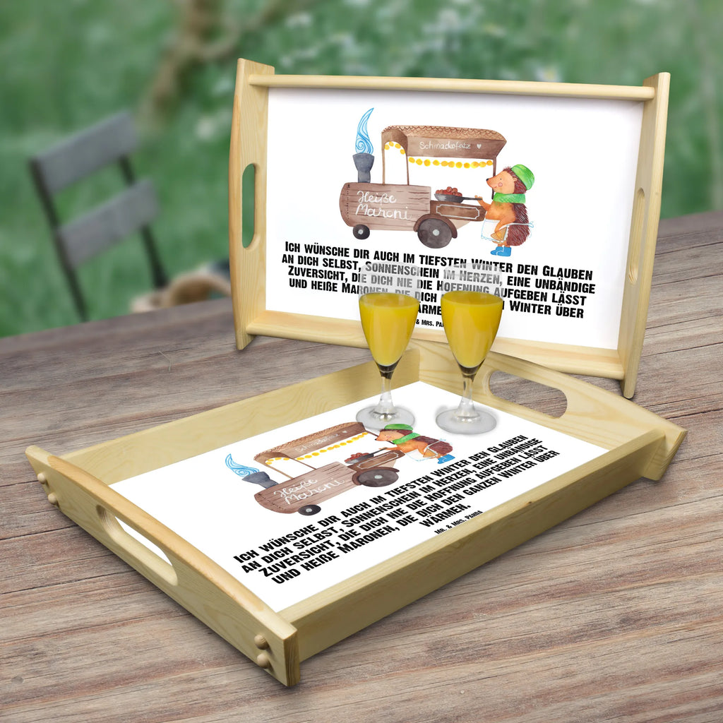 Serving tray hedgehog Chestnuts Küchentablett, Dekotablett, Serviertablett, Tablett, Frühstückstablett, Holztablett, Winter, Weihnachten, Weihnachtsdeko, Nikolaus, Advent, Heiligabend, Wintermotiv, Kastanien, Maronen, Duft, Weihnachtsmarkt