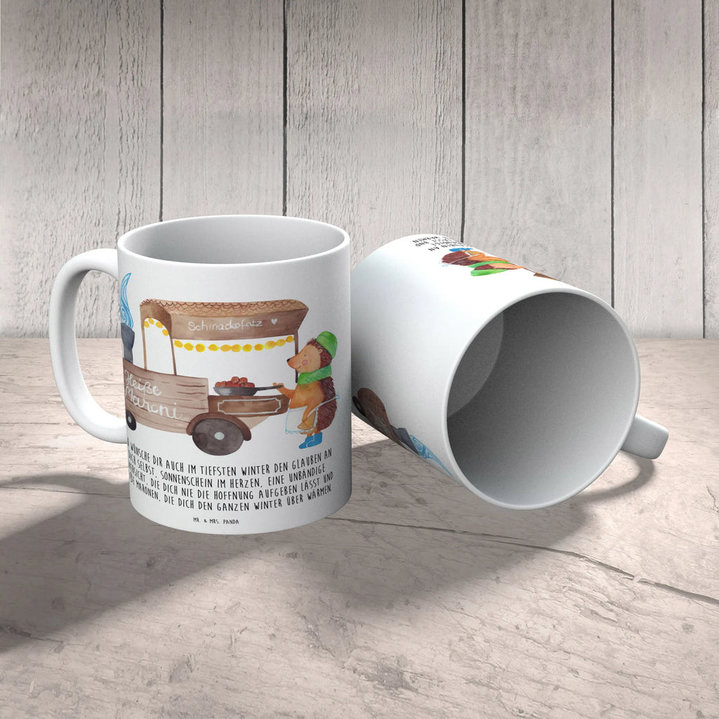 Kubek Jeż kasztany Geschenktasse, Tasse, Tasse mit Zitaten, Bürotasse, Tasse mit Motiven, Keramiktasse, Kaffeetasse, Teetasse, Porzellantasse, Winter, Weihnachten, Weihnachtsdeko, Nikolaus, Advent, Heiligabend, Wintermotiv, Duft, Maronen, Weihnachtsmarkt, Kastanien