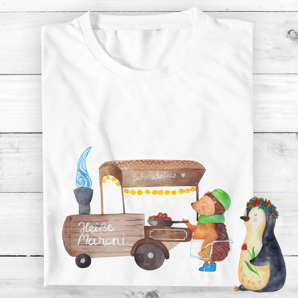 Personalised T-Shirt hedgehog Chestnuts T-Shirt Personalisiert, T-Shirt mit Namen, T-Shirt mit Aufruck, Männer, Frauen, Winter, Weihnachten, Weihnachtsdeko, Nikolaus, Advent, Heiligabend, Wintermotiv, Maronen, Weihnachtsmarkt, Kastanien, Duft