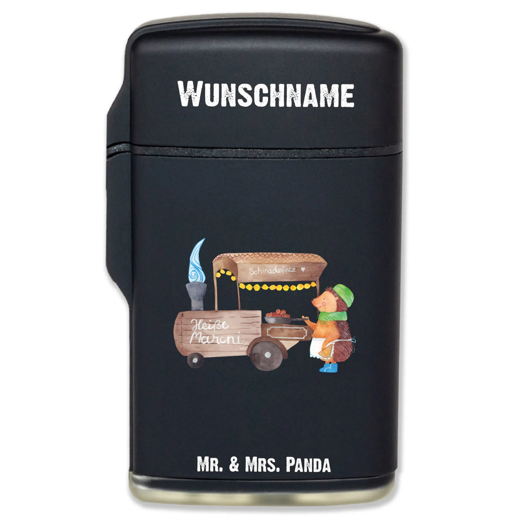 Personalised lighter hedgehog Chestnuts Winter, Christmas, Christmas time, snow