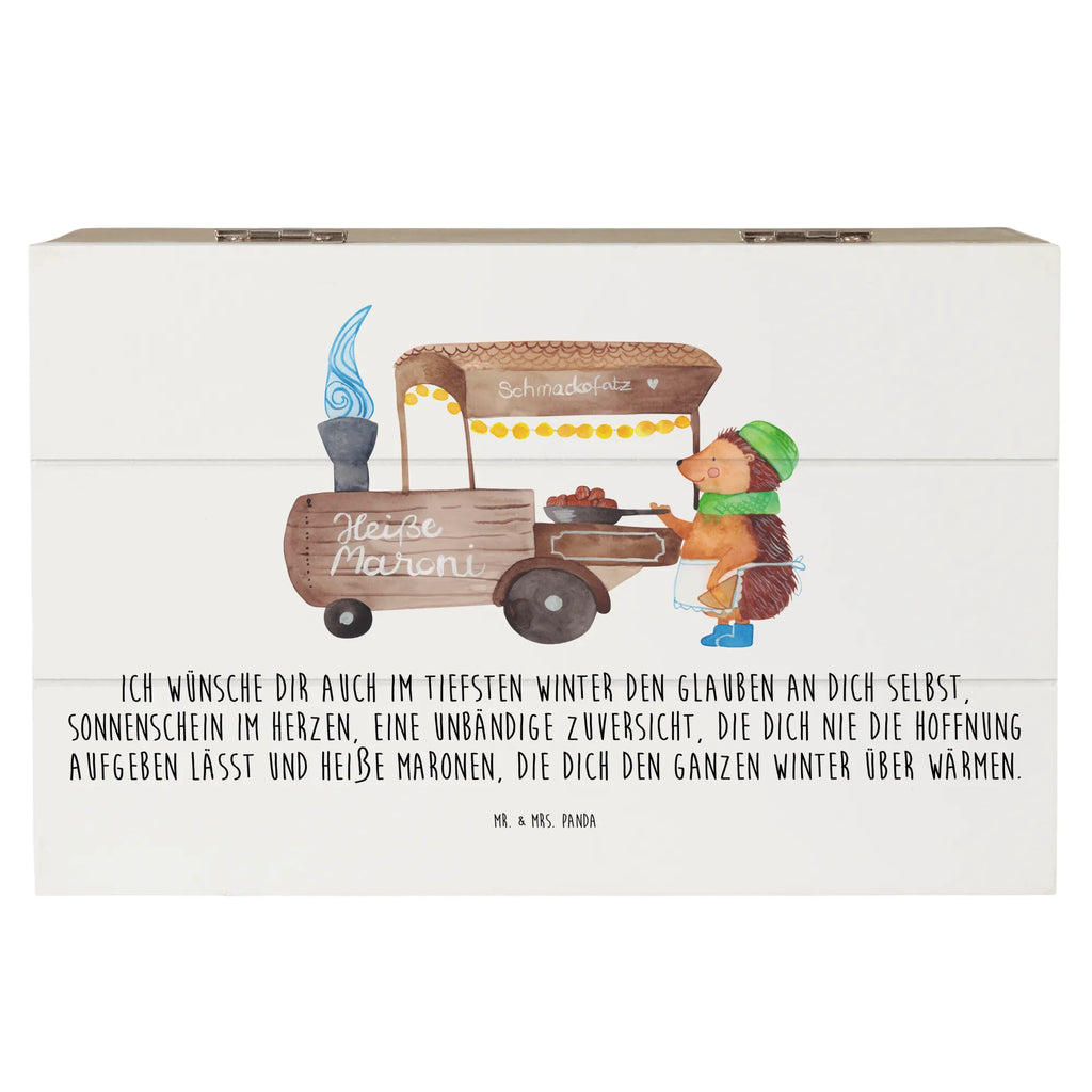 Holzkiste Igel Maronen Kiste, XXL, Truhe, Holzkiste, Geschenkdose, Erinnerungsbox, Aufbewahrungsbox, Schatzkiste, Geschenkbox, Erinnerungskiste, Dekokiste, Schatulle, Winter, Weihnachten, Weihnachtsdeko, Nikolaus, Advent, Heiligabend, Wintermotiv, Maronen, Duft, Kastanien, Weihnachtsmarkt