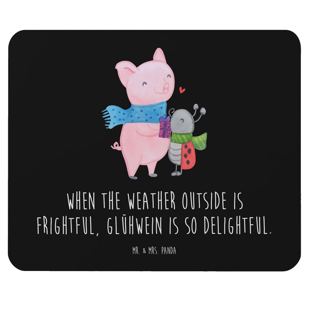 Podkładka pod mysz Rozgrzana Świnka Smörle Zima, Boże Narodzenie, dekoracje świąteczne, Mikołaj, Adwent, Wigilia, zimowy motyw