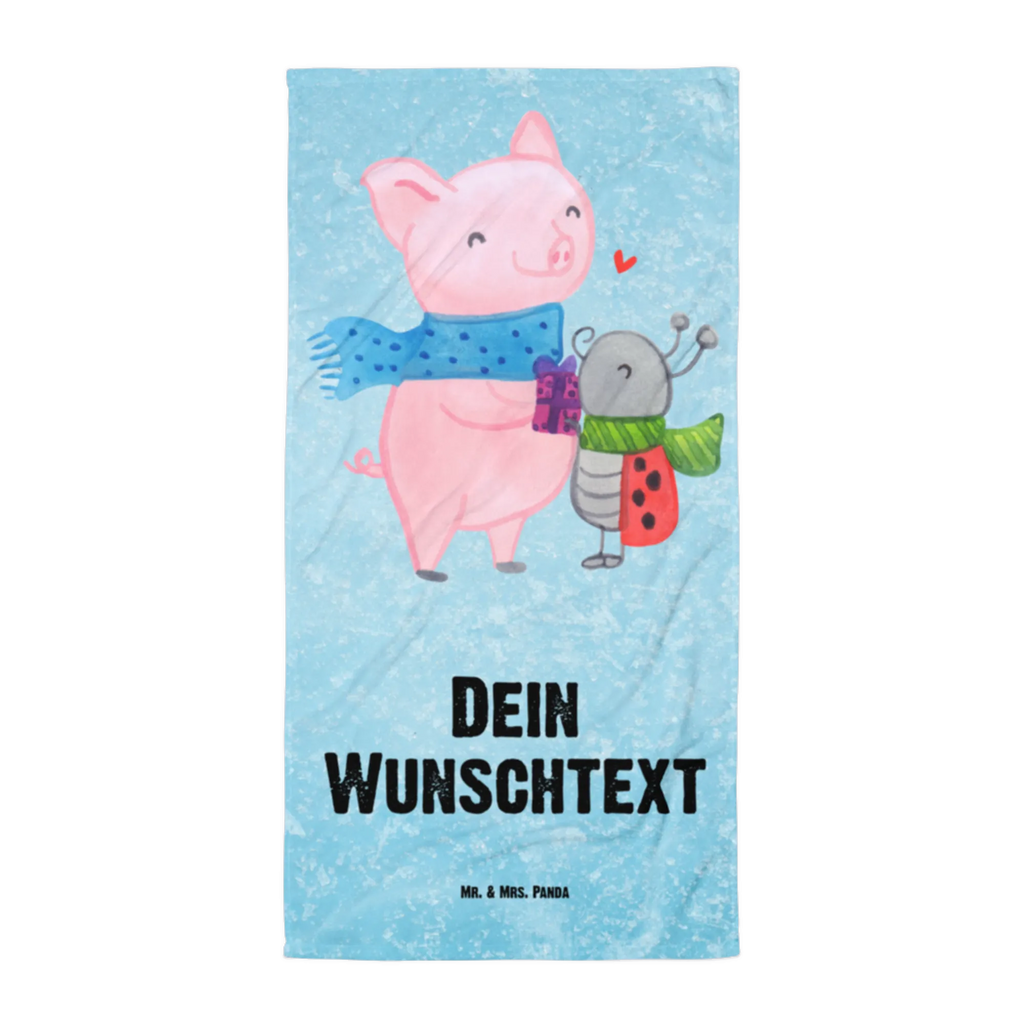 Hand towel with name Glow Pig Snuggle sauna towel with name, custom towel, luxury personalized towels, custom bathroom towel, towel with name, embroidered towel, custom print towel, towel gift, personalized bath towel, monogrammed bath towel, Winter, Christmas, Christmas time, snow