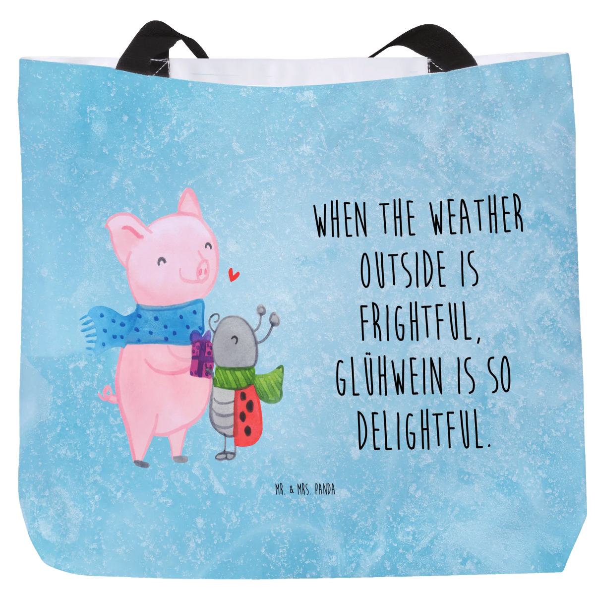 Shopper Glühschwein Smörle Laptoptasche, Schultasche, Stoffbeutel, Unitasche, Reisetasche, Stofftasche, Shopper Tasche, Tote Bag, Urlaubstasche, Büchertasche, City-Shopper, Tragebeutel, Schulbeutel, Henkeltasche, Alltagstasche, studententasche, Strandtasche, Freizeittasche, Beutel, Tasche, XXL Tasche, Statement-Tasche, XL Tasche, Einkaufstasche, Pandatasche, Tragetasche, Weihnachten, Winter, Weihnachtsdeko, Nikolaus, Advent, Heiligabend, Wintermotiv, Glühwein Liebhaber Geschenk, Winterlicher Glühwein Spruch, Herzliches Marienkäfer Motiv, Süßer Marienkäfer Gibt Geschenk, Glühwein Ist Köstlich Spruch, Smörle Der Stolze Marienkäfer, Handgezeichnetes Glühschwein, Kreatives Glühschwein Design, Romantische Geschenkidee Glühwein, Marienkäfer in Winterkleidung