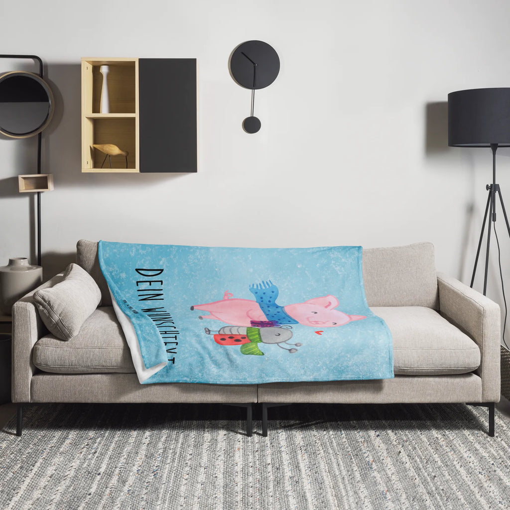 Personalised blanket Glow Pig Snuggle personalized throw, photo blanket, fleece blanket with name, custom printed blanket, personalized fleece, monogrammed blanket, personalized quilt, blanket with name, custom blanket, custom throw blanket, Winter, Christmas, Christmas time, snow
