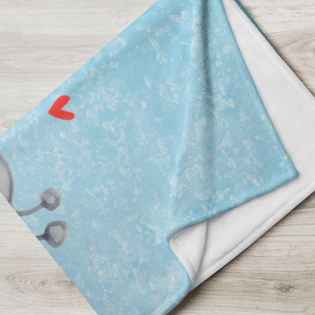 Baby blanket with name Glow Pig Snuggle Winter, Christmas, Christmas time, snow