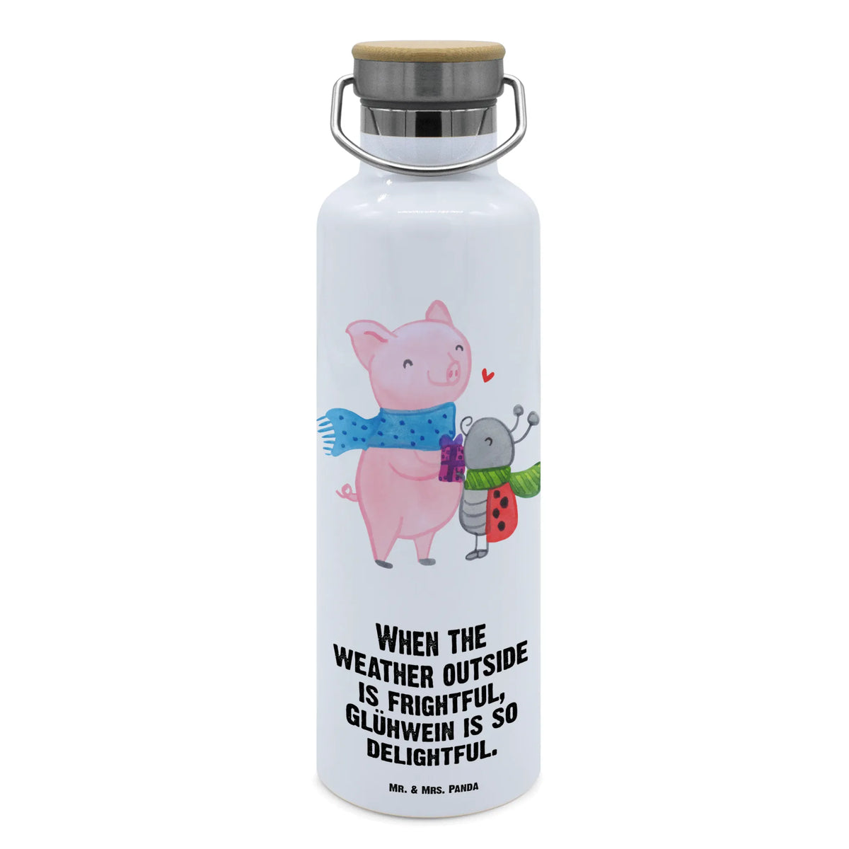 Drinks bottle Glow Pig Snuggle Winter, Christmas, Christmas time, snow