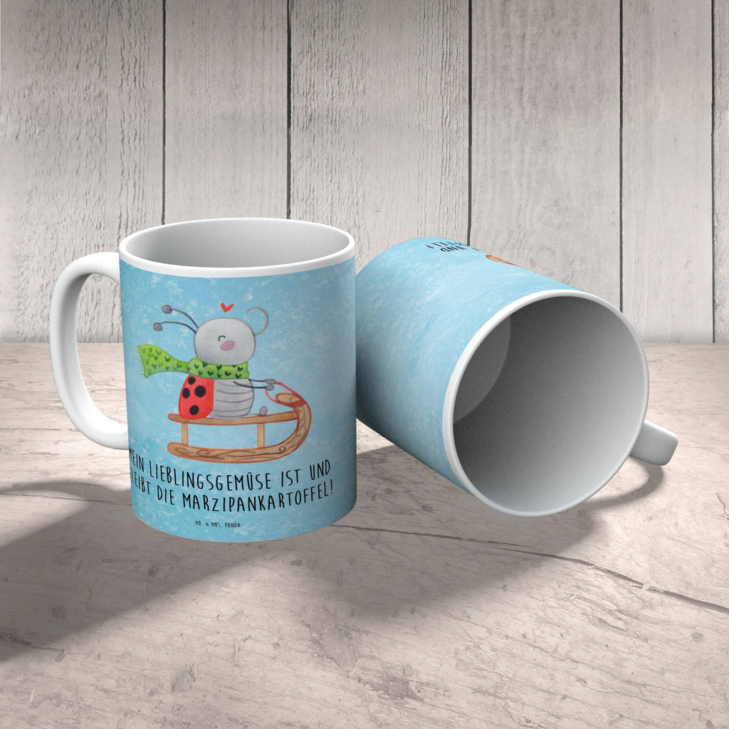 Child's mug Smörle sledding drinking cup, kindergarten, mug, camping mug, coffee cup, plastic cup, Winter, Christmas, Christmas time, snow