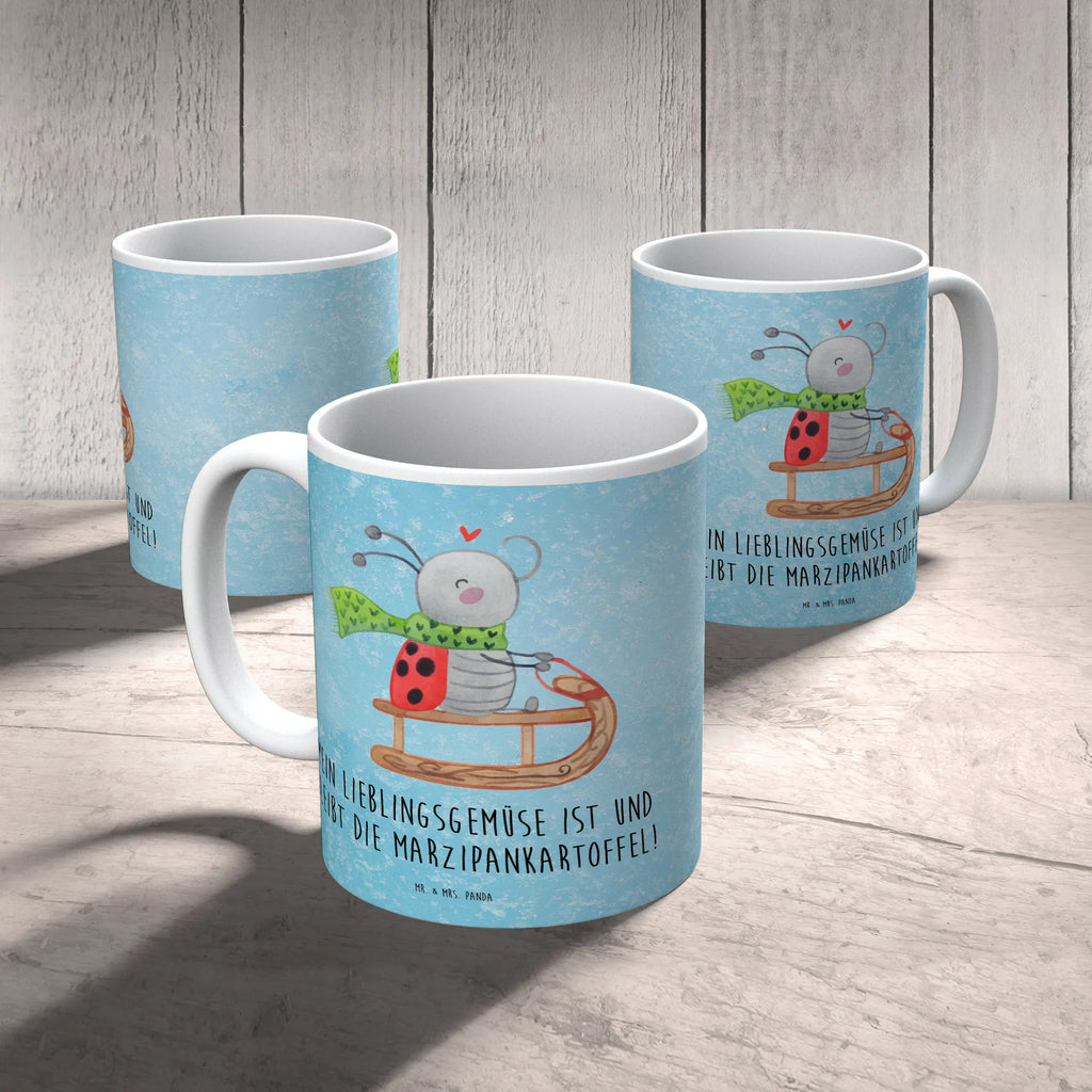 Child's mug Smörle sledding drinking cup, kindergarten, mug, camping mug, coffee cup, plastic cup, Winter, Christmas, Christmas time, snow