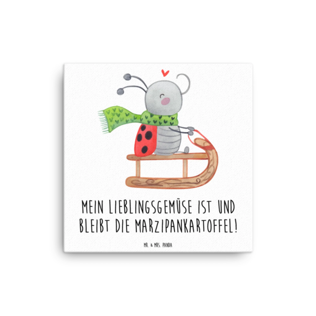 Canvas picture Smörle sledding Leinwand, Kunstdruck, Heiligabend, Advent, Nikolaus, Weihnachten, Weihnachtsdeko, Wintermotiv, Winter, Marzipan, Smörle, Schlittenfahren