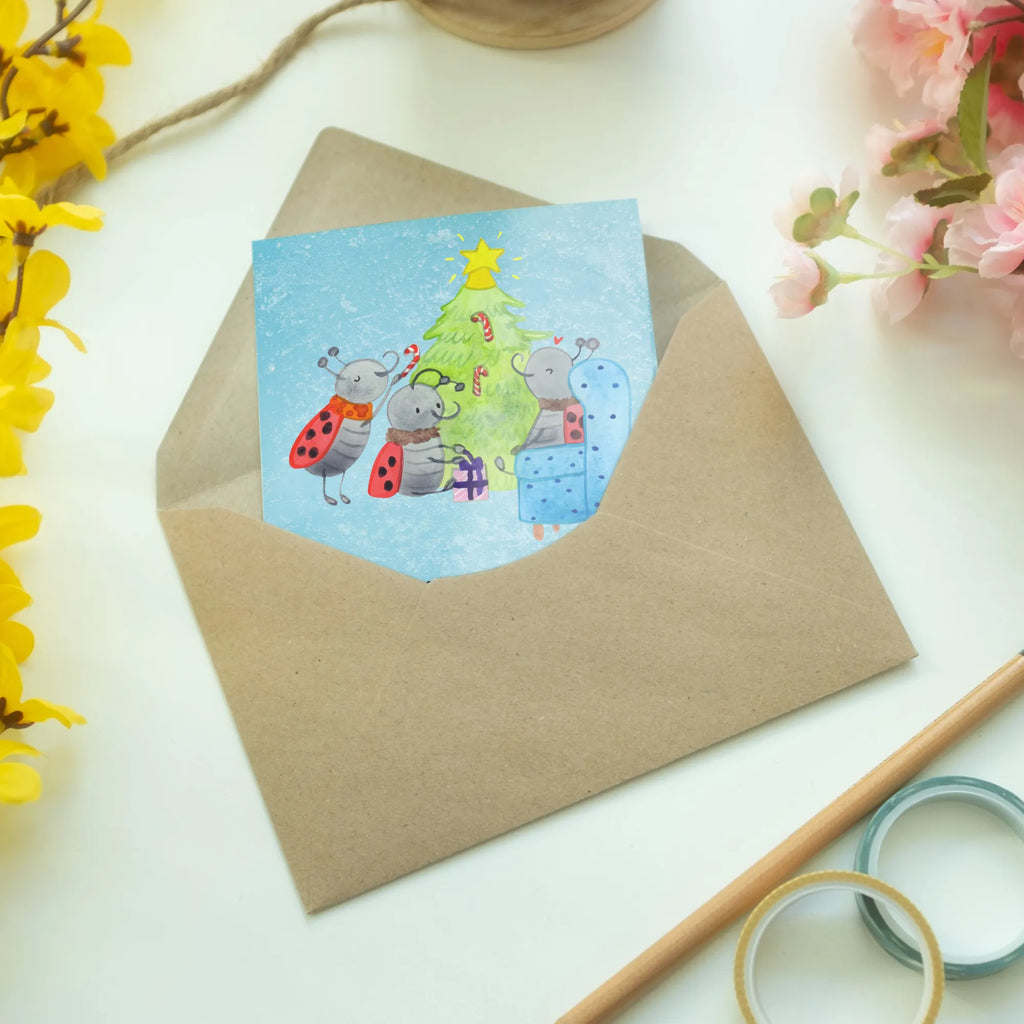 Greetings card Christmas Smörle Ansichtskarten, Einladungskarte, Hochzeitskarte, Karte, Grußkarte, Geburtstagskarte, Klappkarte, Glückwunschkarte, Winter, Weihnachten, Weihnachtsdeko, Nikolaus, Advent, Heiligabend, Wintermotiv, Pfefferminzstange, Tannennadeln, Weihnachtsbaum, Geschenk