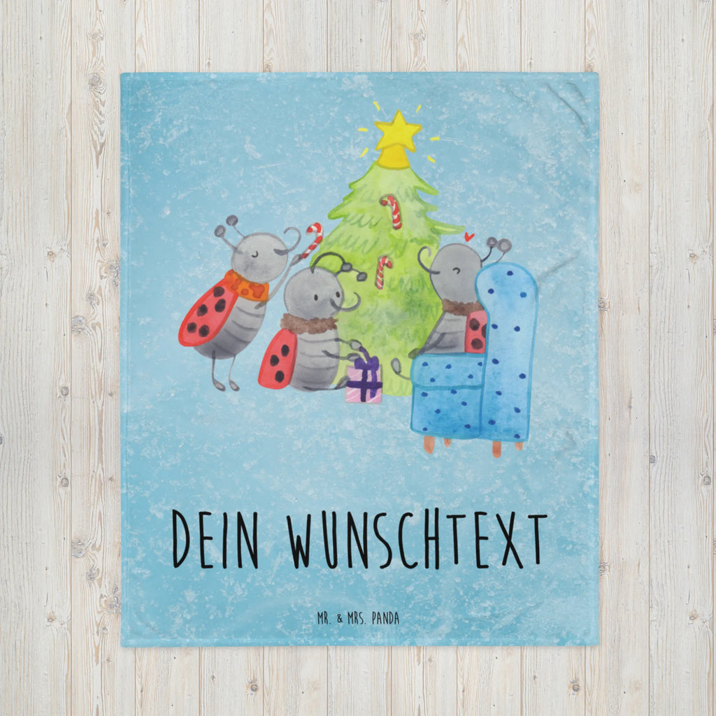 Personalisierte Decke Weihnachten Smörle, Geschenk, Weihnachtsbaum