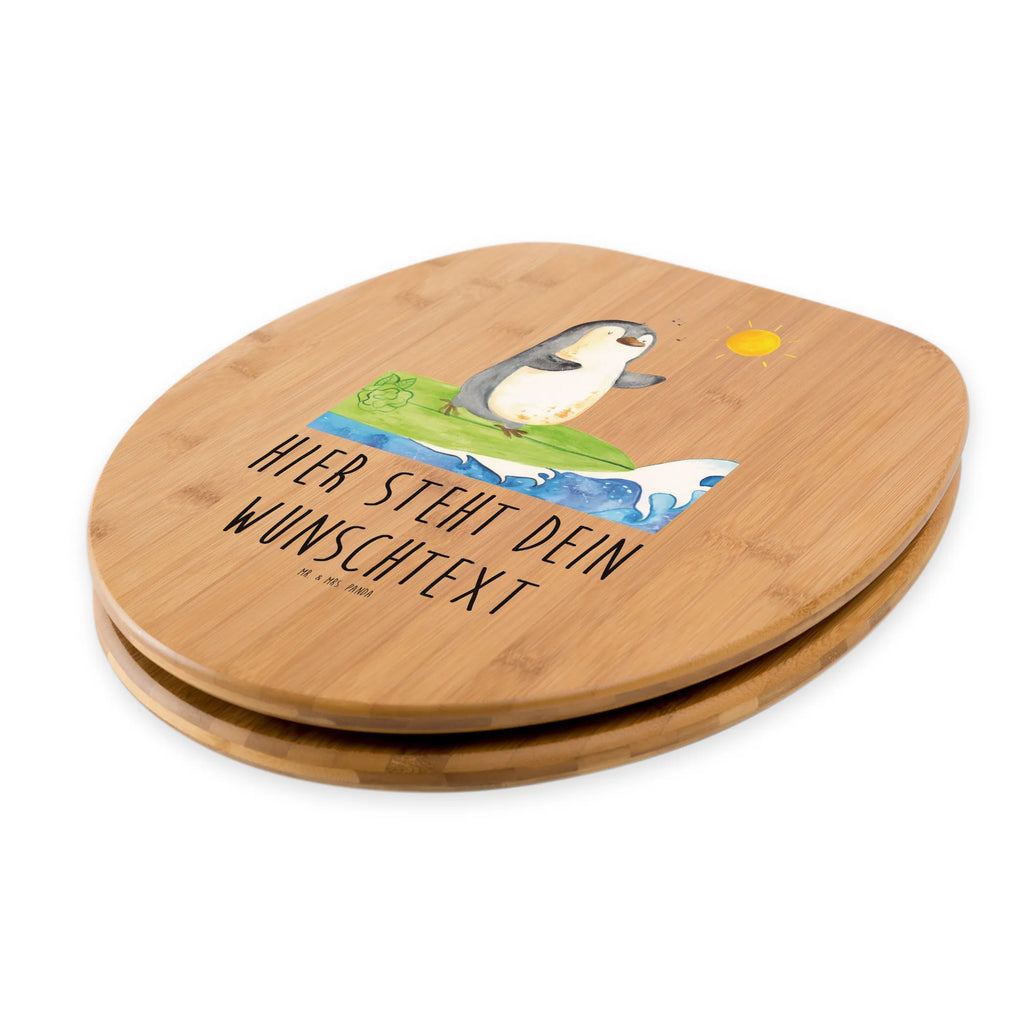 Personalized Toilet Seat Design Penguin surfer Penguin, North Pole, Winter, Penguins, surfing, waves, penguins, holidays, wave riding, surfers, Hawaii, Portugal