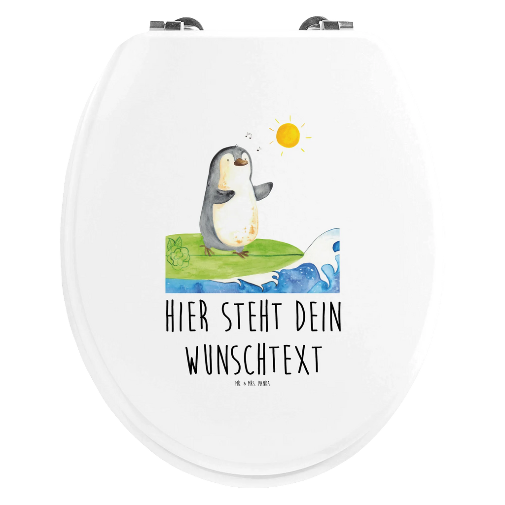 Personalized Toilet Seat Design Penguin surfer Penguin, North Pole, Winter, Penguins, surfing, waves, penguins, holidays, wave riding, surfers, Hawaii, Portugal
