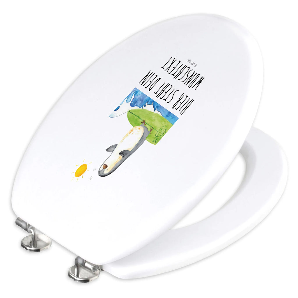 Personalized Toilet Seat Design Penguin surfer Penguin, North Pole, Winter, Penguins, surfing, waves, penguins, holidays, wave riding, surfers, Hawaii, Portugal