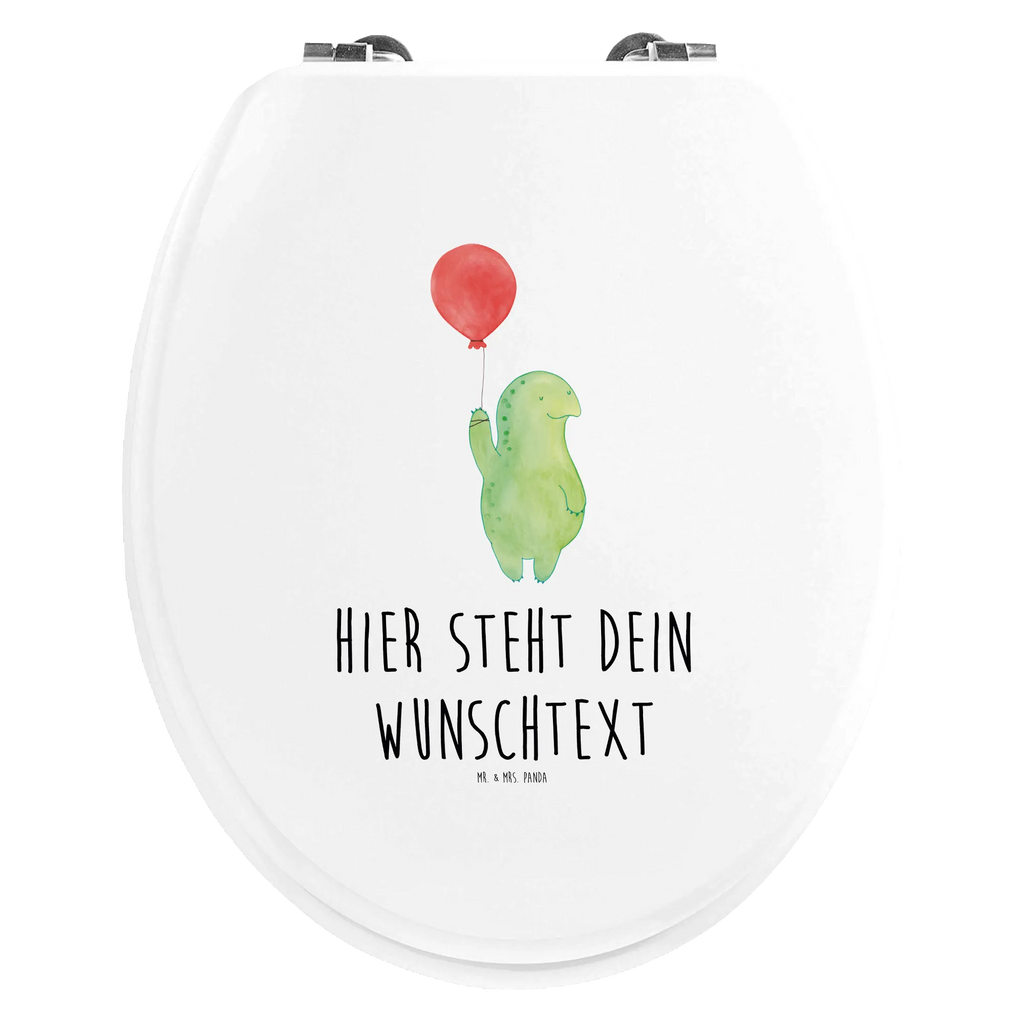 Personalizowany motyw deski WC żółw balon Skałka
