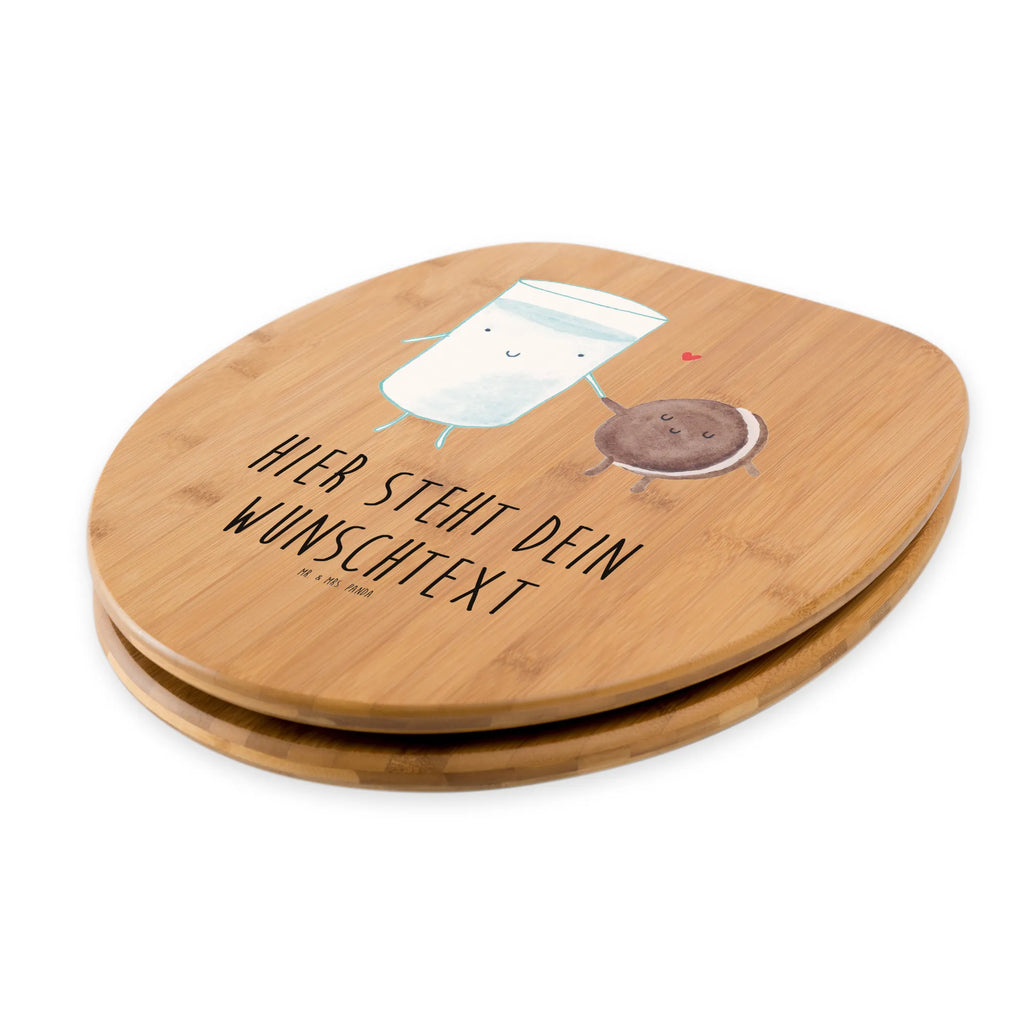 Personalisierter WC Sitz Motiv Milch & Keks Personalisierter WC-Sitz, Personalisierter Toilettendeckel, Toilettendeckel mit Namen, Personalisierte Klobrille, Personalisierter Klodeckel, WC Sitz mit Namen, Tiermotive, Gute Laune, lustige Sprüche, Tiere, Motiv süß, Milk, Kaffee, Einladung Frühstück, Kekse, romantisch, perfektes Paar, Cookie, Keks, Milch