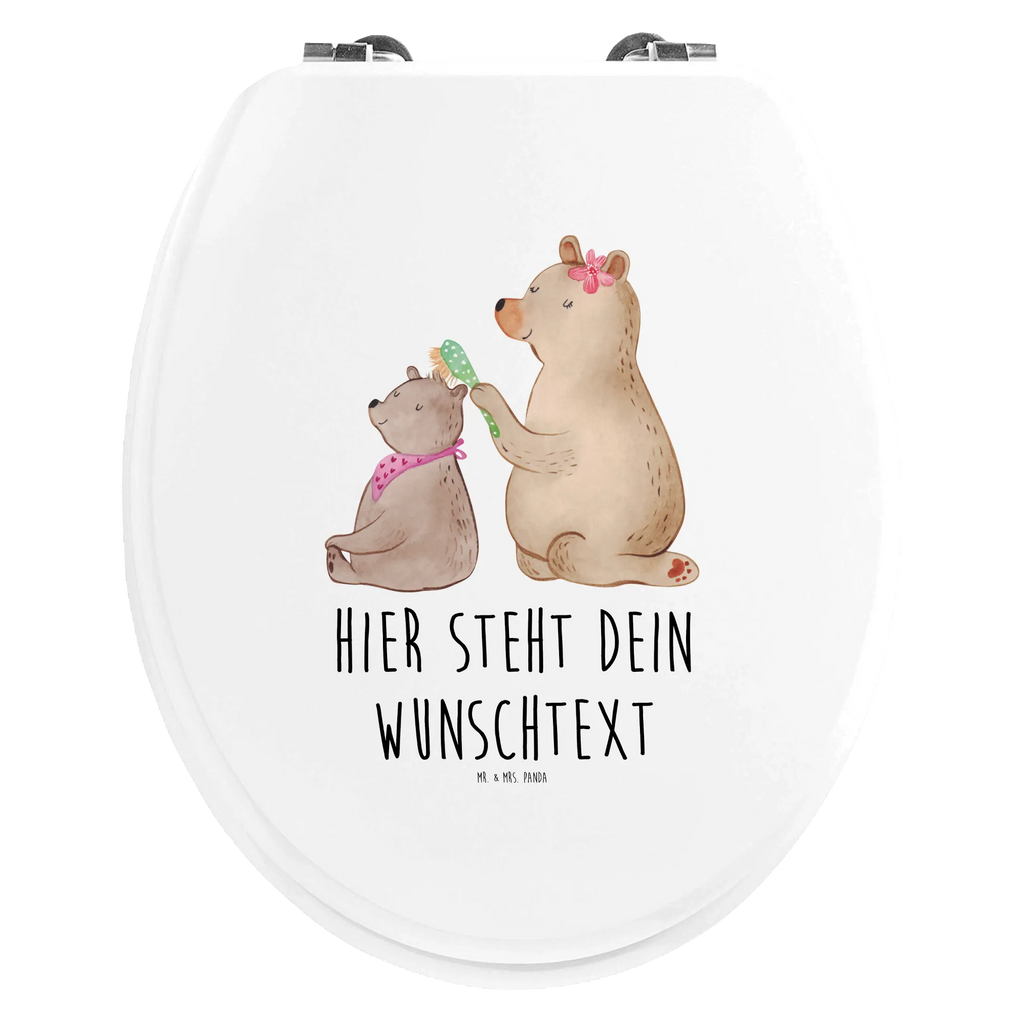 Personalized Toilet Seat Design bear child Family, Father's Day, Mother's Day, brother, sister, Mom, Dad, Gift, Mama