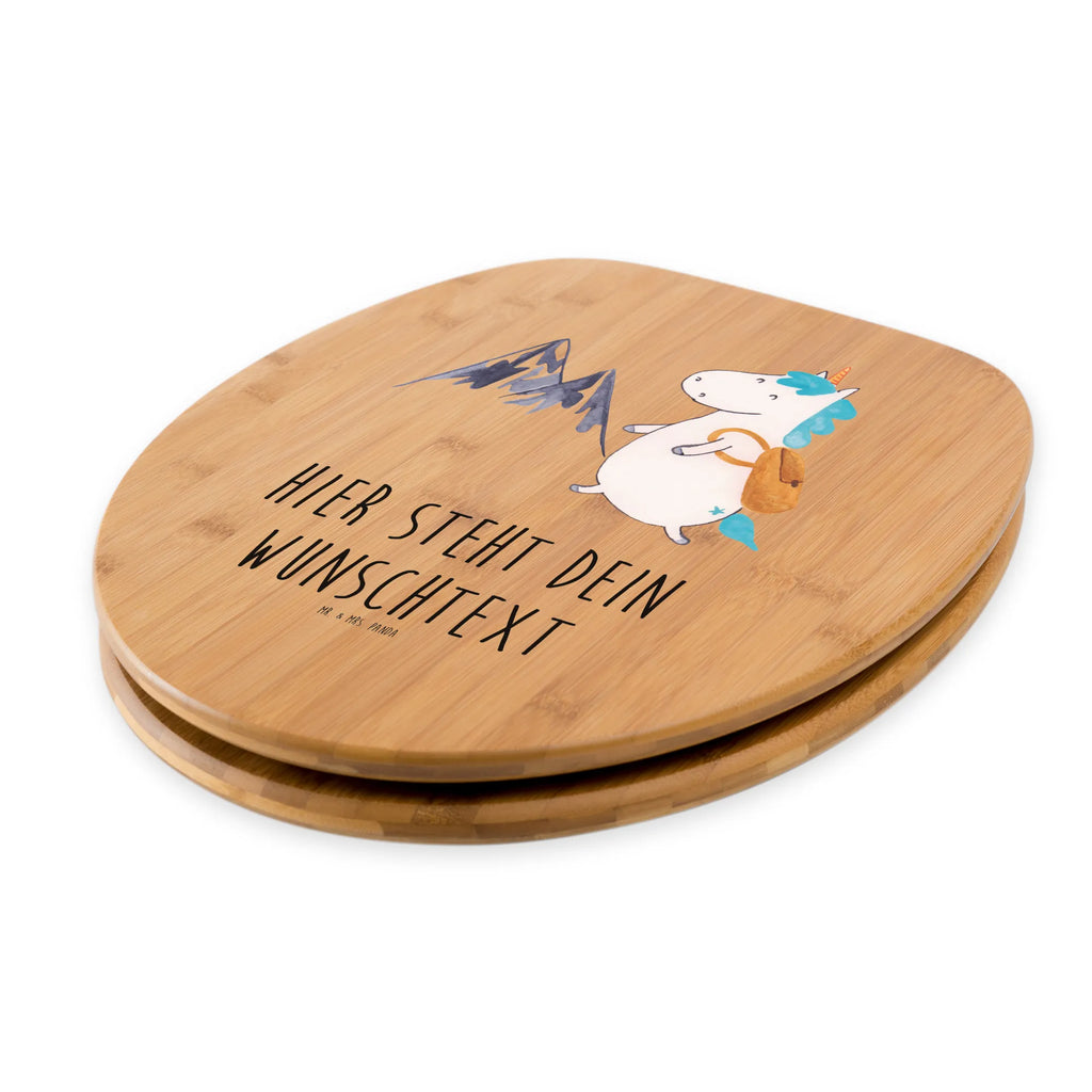 Personalized Toilet Seat Design unicorn climber unicorn, unicorns, Einhorn, mountains, english, mountaineer, explorer, adventure, travel, world trip, vacation, adventurer, world traveler