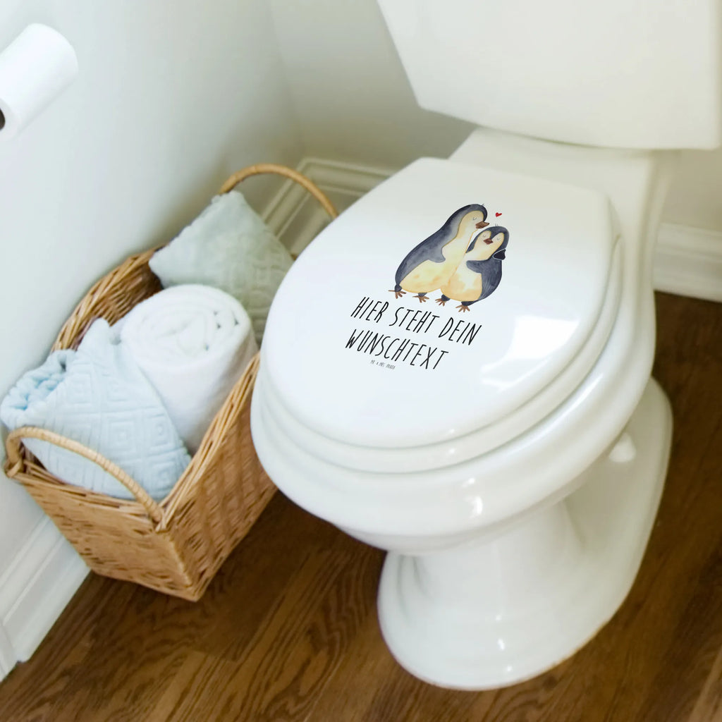 Personalisierter WC Sitz Motiv Pinguine Einschlafen Toilettendeckel mit Namen, WC Sitz mit Namen, Personalisierter Toilettendeckel, Personalisierter WC-Sitz, Personalisierter Klodeckel, Personalisierte Klobrille, Liebe, Partner, Freund, Freundin, Ehemann, Ehefrau, Heiraten, Verlobung, Heiratsantrag, Liebesgeschenk, Jahrestag, Hocheitstag, Geschenk für Freundin, Valentinstag, Mitbringsel, Hochzeitstag, für Ehemann, für Männer, Geschenk für Partner, Liebesbeweis, Geschenk für Frauen
