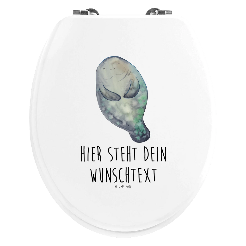 Personalisierter WC Sitz Motiv Seekuh happy Toilettendeckel mit Namen, Personalisierter Toilettendeckel, Personalisierte Klobrille, Personalisierter Klodeckel, Personalisierter WC-Sitz, WC Sitz mit Namen, Meerestiere, Meer, Urlaub, Respekt, Neuanfang, Achtsamkeit, Liebeskummer, Zufrieden, Seekuh, Selbstliebe, Seekühe, Neustart, Freundin
