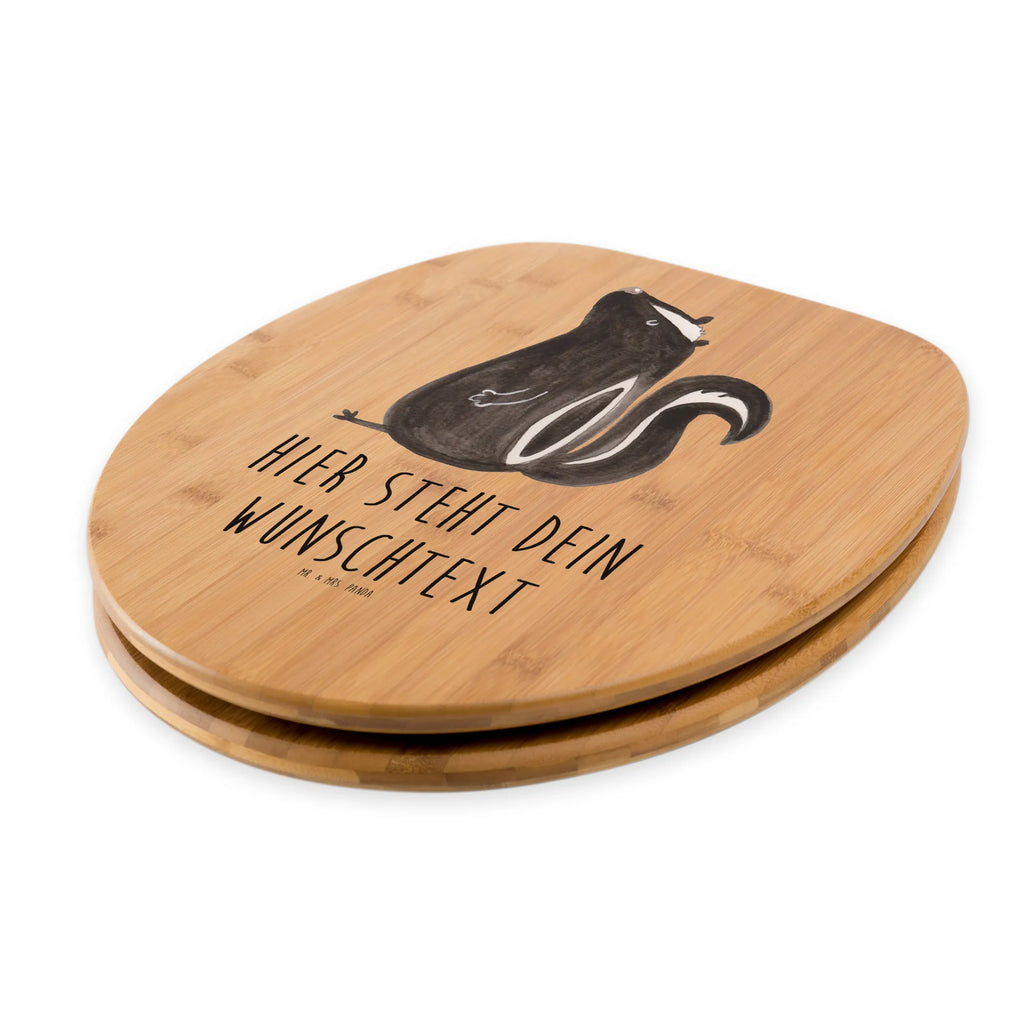 Personalizowany motyw deski WC skunks siedzenie Stinktier, Skunk