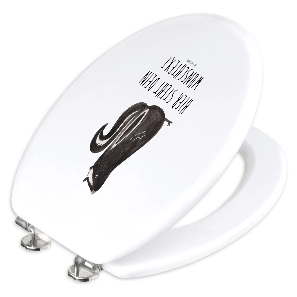 Personalizowany motyw deski WC skunks siedzenie Stinktier, Skunk