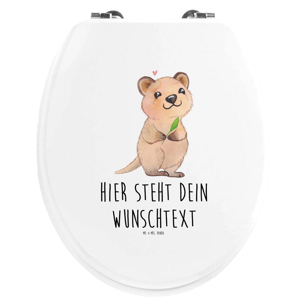 Personalisierter WC Sitz Motiv Quokka Happy Toilettendeckel mit Namen, Personalisierte Klobrille, Personalisierter Toilettendeckel, Personalisierter Klodeckel, Personalisierter WC-Sitz, WC Sitz mit Namen, Tiermotive, Gute Laune, lustige Sprüche, Tiere, Lustiger Spruch, Verschieben, Quokka, Aufschieberitis, Niedliches Tier, Dinge erledigen