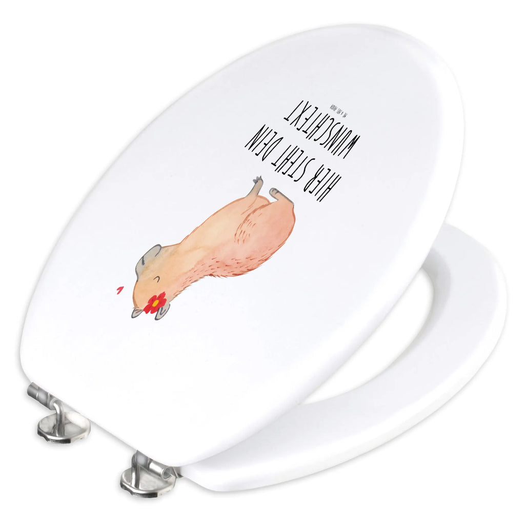 Personalisierter WC Sitz Motiv Capybara Blume Personalisierte Klobrille, Toilettendeckel mit Namen, WC Sitz mit Namen, Personalisierter WC-Sitz, Personalisierter Toilettendeckel, Personalisierter Klodeckel, Tiermotive, Gute Laune, lustige Sprüche, Tiere, Capybara