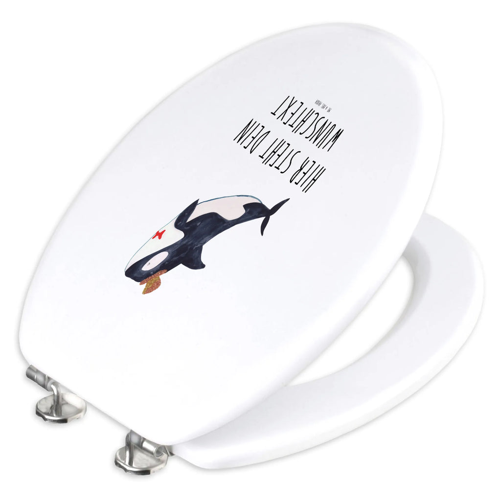 Personalized Toilet Seat Design orca cylinder Seafood, aquatic animals, ocean, sea, fish, shells, corals, reef, whale, narwhal, sea urchin, lobster, platypus, turtle, manatee, crocodile, orca, shrimp, gifts for seafood lovers, water world, underwater animals, underwater world, vacation, deep sea, seafood fans, gift ideas, seafood decoration, seafood posters, birthday, celebration, confetti, feast, party, congratulations, glitter
