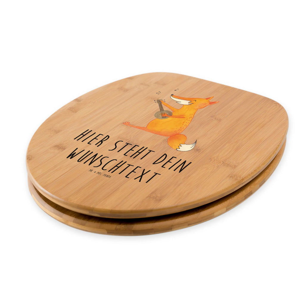 Personalisierter WC Sitz Motiv Fuchs Gitarre Toilettendeckel mit Namen, Personalisierte Klobrille, Personalisierter WC-Sitz, Personalisierter Toilettendeckel, Personalisierter Klodeckel, WC Sitz mit Namen, Fuchs, Musik Spruch, Gitarre, Füchse, Sänger, Musikerin, Geschenk Musiker, Sängerin