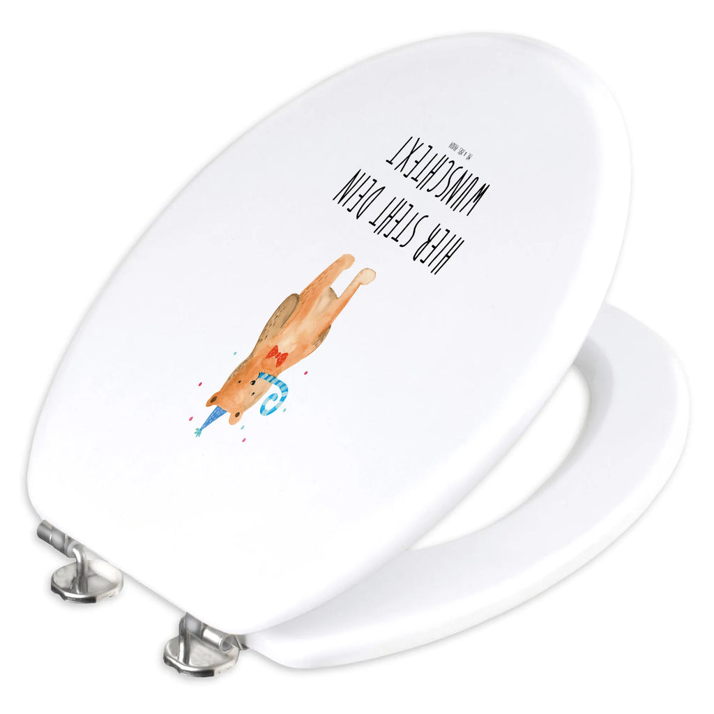 Personalisierter WC Sitz Motiv Birthday Bär Toilettendeckel mit Namen, Personalisierte Klobrille, WC Sitz mit Namen, Personalisierter WC-Sitz, Personalisierter Toilettendeckel, Personalisierter Klodeckel, Bär, Teddy, Teddybär, Geburtstag, Glückwunsch, Alles Gute, Happy Birthday
