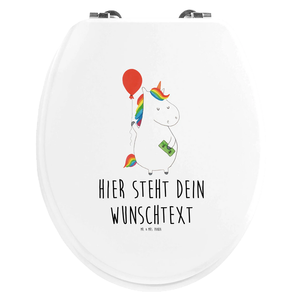 Personalized Toilet Seat Design unicorn balloon unicorn, unicorns, funny, gift, money, lifelong, joy, balloon, saying, girlfriend, fun