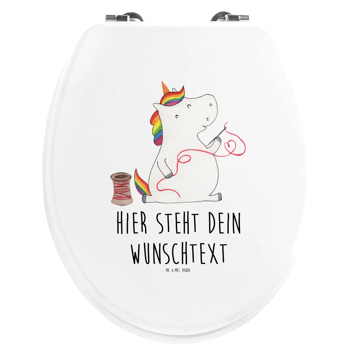 Personalized Toilet Seat Design unicorn seamstress unicorn, unicorns, sewing room, girlfriend, tinkering, crochet, seamstress gift, knitting, seamstress present, sew, girl
