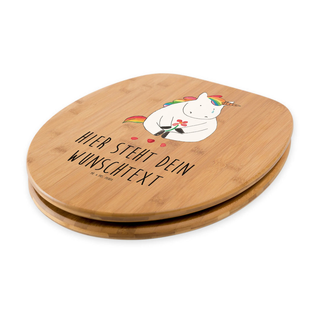Personalized Toilet Seat Design unicorn Sad Toilettendeckel mit Namen, Personalisierter Klodeckel, Personalisierte Klobrille, WC Sitz mit Namen, Personalisierter Toilettendeckel, Personalisierter WC-Sitz, Einhorn, Einhörner, Einhorn Deko, Unicorn, Grußkarte, Freunde, Glitzer, Trauer, Blume, Trösten. Freundschaft, Liebe