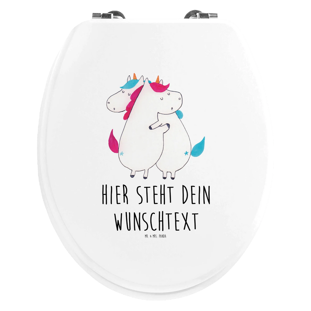 Personalized Toilet Seat Design unicorns Embrace Personalisierter WC-Sitz, Personalisierter Toilettendeckel, Toilettendeckel mit Namen, WC Sitz mit Namen, Personalisierter Klodeckel, Personalisierte Klobrille, Einhorn, Einhörner, Einhorn Deko, Unicorn, Familie, BFF, Freundin, Liebe, Schwester, Geschwister, Sister, Freundinnen, Schwestern