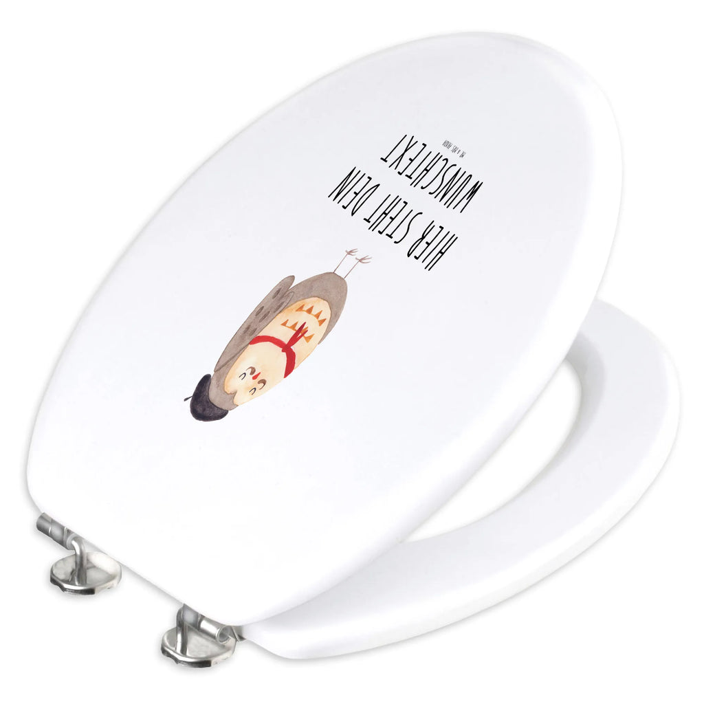 Personalisierter WC Sitz Motiv Eule Französisch WC Sitz mit Namen, Personalisierte Klobrille, Toilettendeckel mit Namen, Personalisierter WC-Sitz, Personalisierter Toilettendeckel, Personalisierter Klodeckel, Eule, Eule Deko, Frankreich, Spruch schön, La vie est belle, hibou, Spruch Französisch, Owl, das Leben ist schön, Eulen