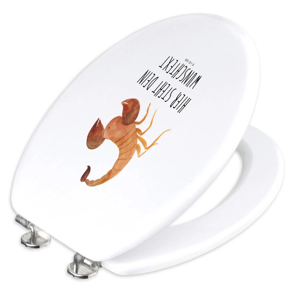 Personalizowany motyw deski WC znak zodiaku Skorpion Znak zodiaku, gwiazdozbiór, horoskop, astrologia, ascendent