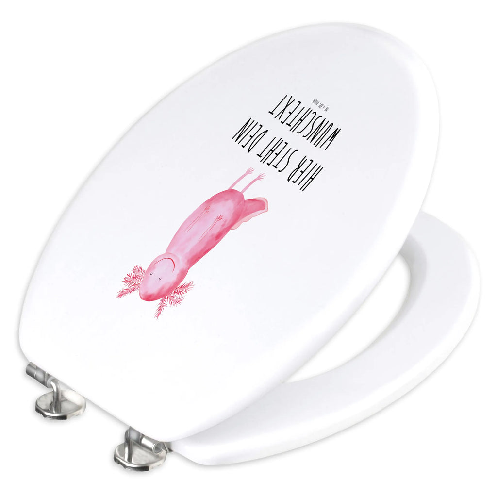 Personalized Toilet Seat Design axolotl Happy Personalisierter Klodeckel, Toilettendeckel mit Namen, WC Sitz mit Namen, Personalisierter Toilettendeckel, Personalisierter WC-Sitz, Personalisierte Klobrille, Axolotl, Molch, Axolot, Motivation, gute Laune, Schwanzlurch, Lurch, Lurche