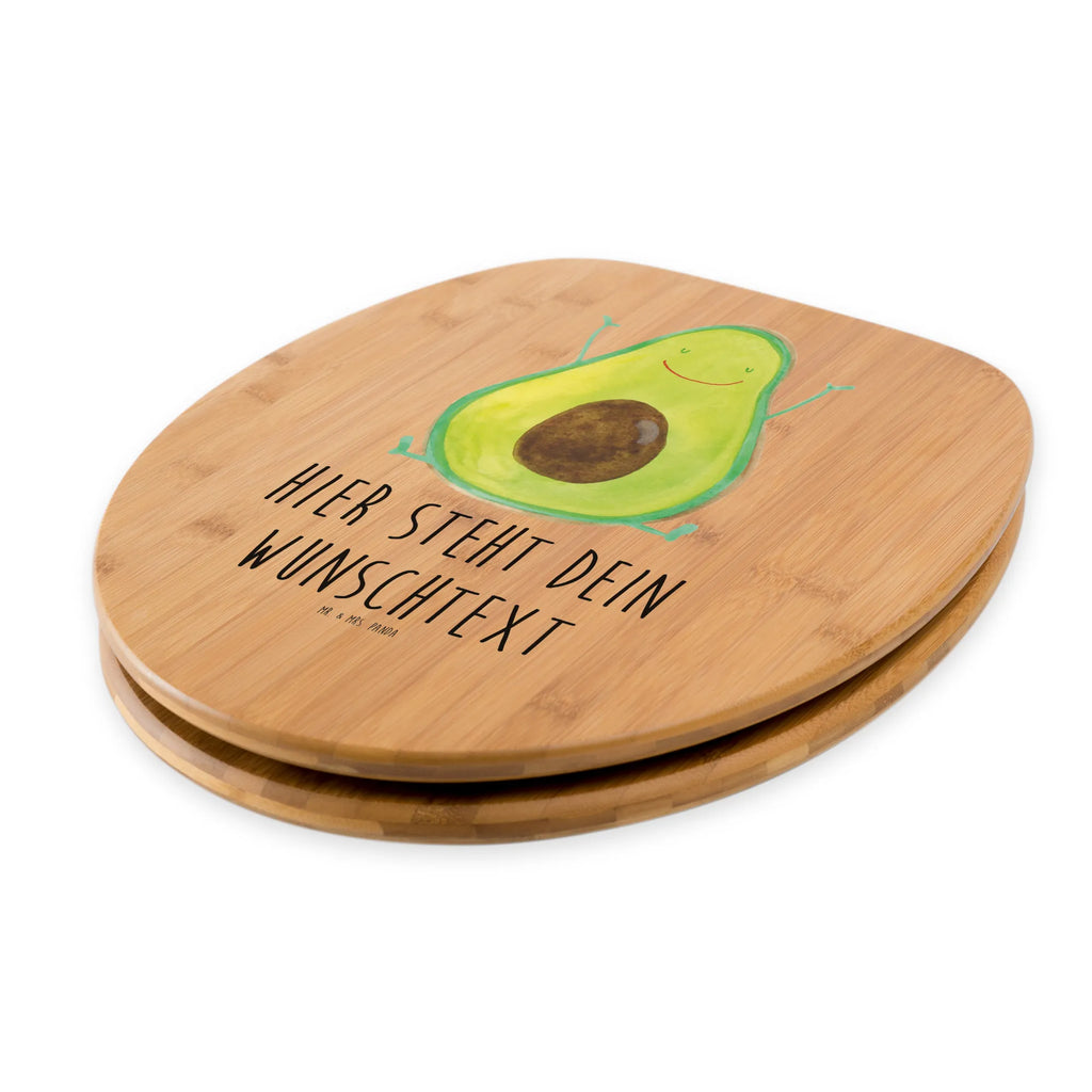 Personalizowany motyw deski WC Awokado Szczęśliwy Personalisierter Toilettendeckel, Personalisierter WC-Sitz, Personalisierter Klodeckel, WC Sitz mit Namen, Personalisierte Klobrille, Toilettendeckel mit Namen, Avocado, Veggie, Vegan, Gesund, Chaos