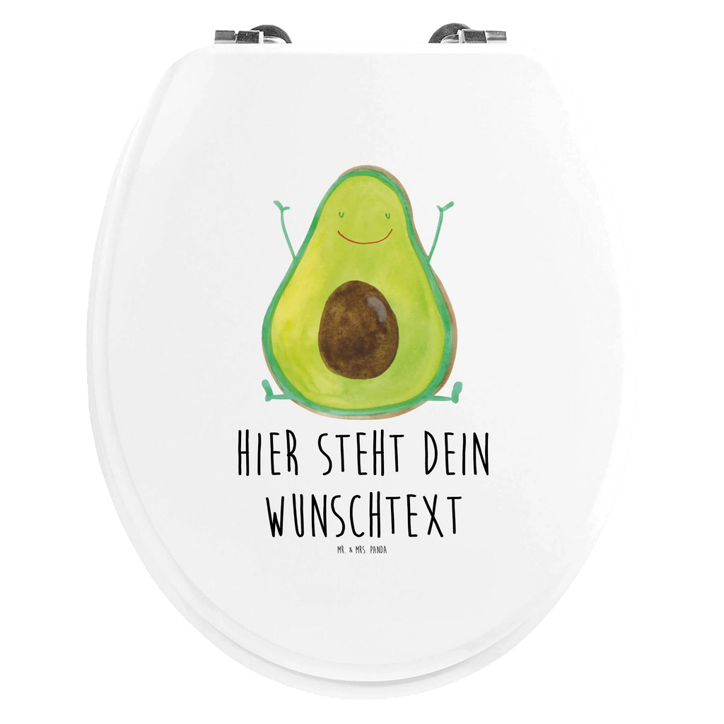 Personalizowany motyw deski WC Awokado Szczęśliwy Personalisierter Toilettendeckel, Personalisierter WC-Sitz, Personalisierter Klodeckel, WC Sitz mit Namen, Personalisierte Klobrille, Toilettendeckel mit Namen, Avocado, Veggie, Vegan, Gesund, Chaos