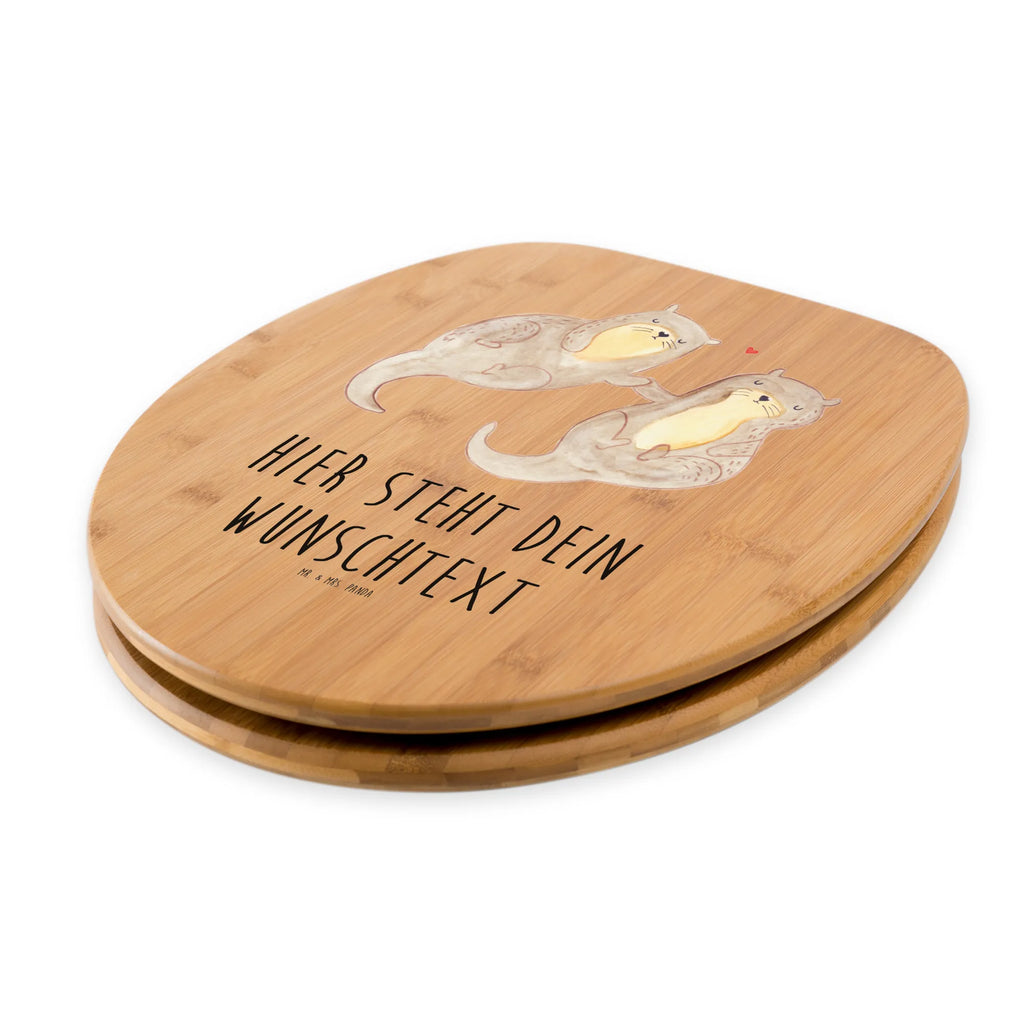 Personalisierter WC Sitz Motiv Otter händchenhaltend Personalisierter Klodeckel, Toilettendeckel mit Namen, Personalisierter Toilettendeckel, Personalisierter WC-Sitz, Personalisierte Klobrille, WC Sitz mit Namen, Otter, Fischotter, Seeotter, Otter Seeotter See Otter